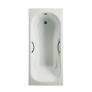 Комплект ванна чугунная Roca Malibu 170х75 с ручками, системой слив-перелив и ножками 2309G000R-Set