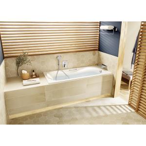 Комплект ванна чугунная Roca Malibu 160х75 с ручками, системой слив-перелив и ножками 2310G000R-Set