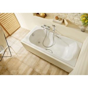 Комплект ванна чугунная Roca Haiti 140x75 с ручками, системой слив-перелив и ножками 2331G0000-Set