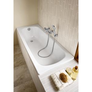 Комплект ванна стальная Roca Contesa 160x70 с системой слив-перелив и ножками 23596000O-Set