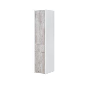 Шкаф-колонна Roca Ronda левый, белый матовый/бетон ZRU9303005