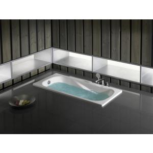 Комплект Roca Princess-N: ванна стальная 160x75 см, ножки и ручки для ванны, слив-перелив 2203E0000GRP