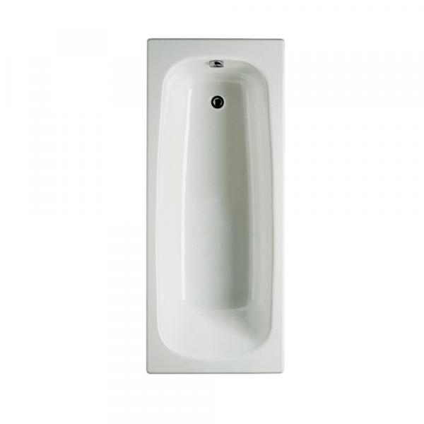 Комплект ванна чугунная Roca Continental 120х70 с системой слив-перелив и ножками 211506001-Set