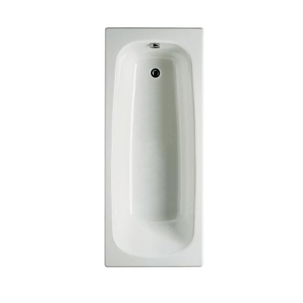 Комплект ванна чугунная Roca Continental 100x70 с системой слив-перелив и ножками 211507001-Set
