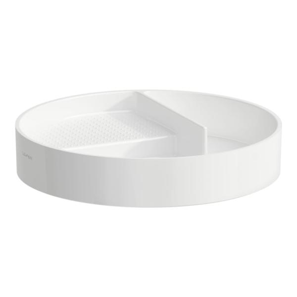 Поддон декоративный Laufen Val керамический круглый, белый 8702810000001