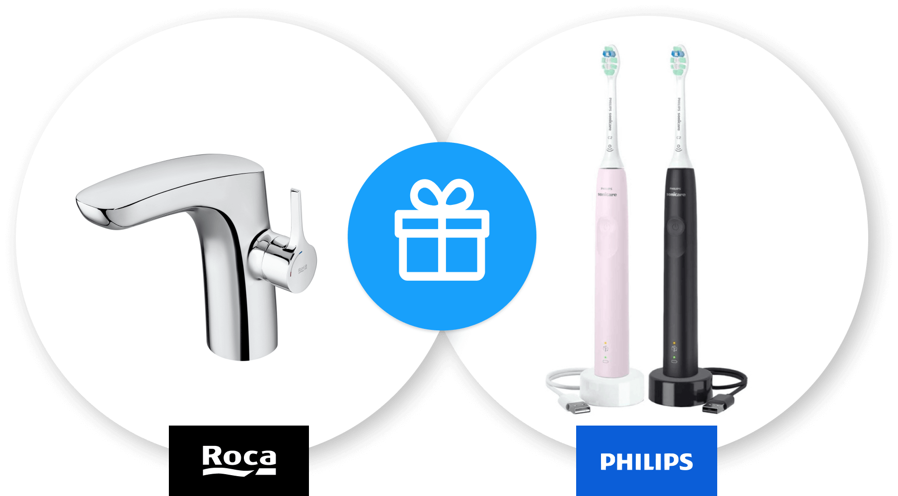 Получите 2 супер-подарка от Roca и Philips